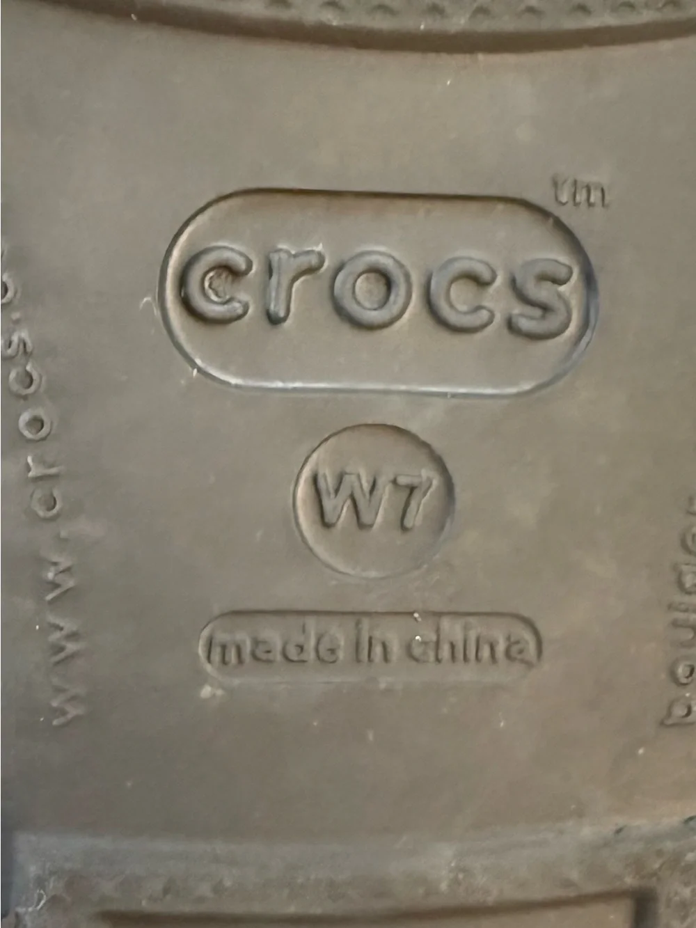 Crocs Patricia Black Croslite Strappy Low Wedge Sandals Women’s Size 7